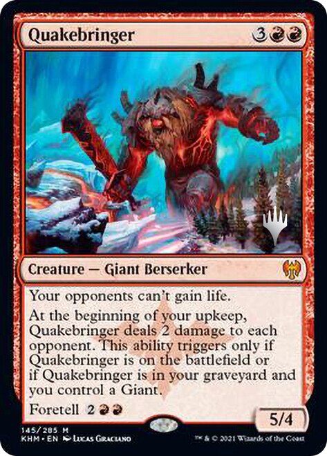 Quakebringer (Promo Pack) [Kaldheim Promos] | Silver Goblin