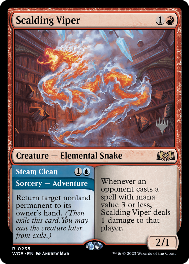 Scalding Viper (235) - Wilds of Eldraine Promos