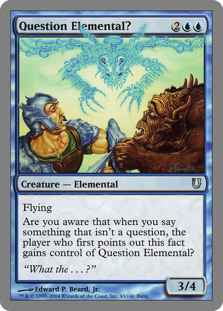 Question Elemental? (043) - Unhinged
