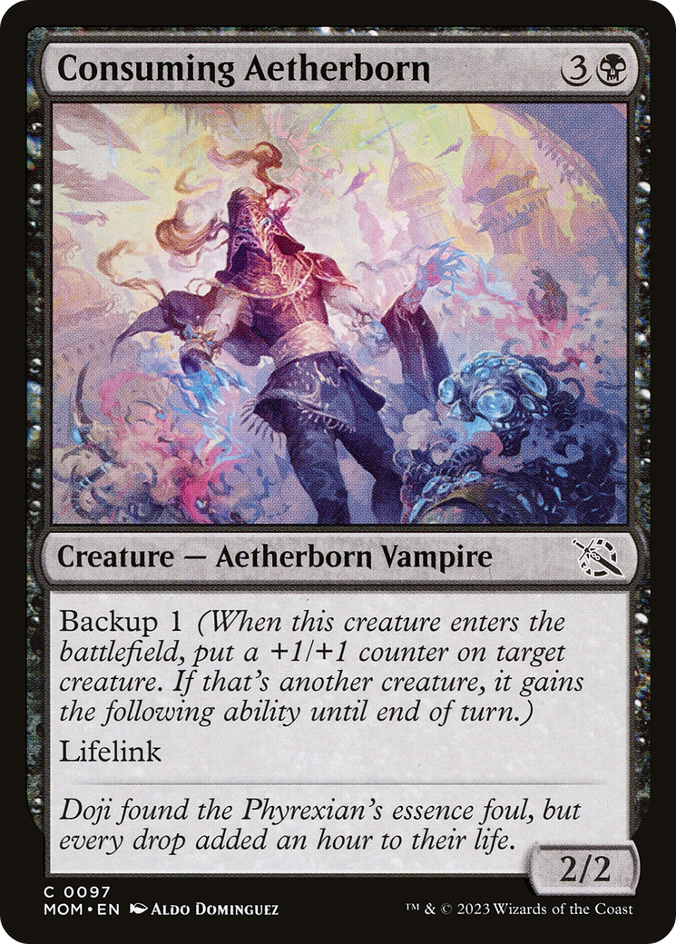 Consuming Aetherborn (097) Foil - March of the Machine