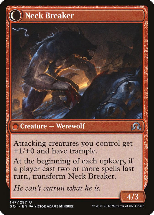Breakneck Rider // Neck Breaker (147) - Shadows over Innistrad