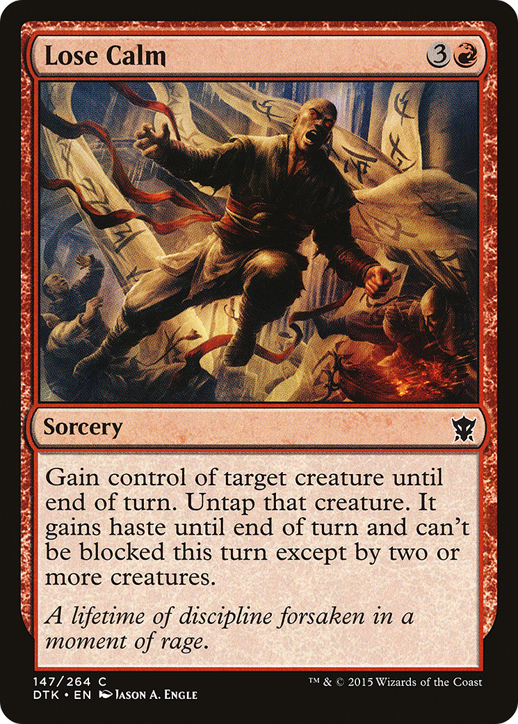 Lose Calm (147) Foil - Dragons of Tarkir