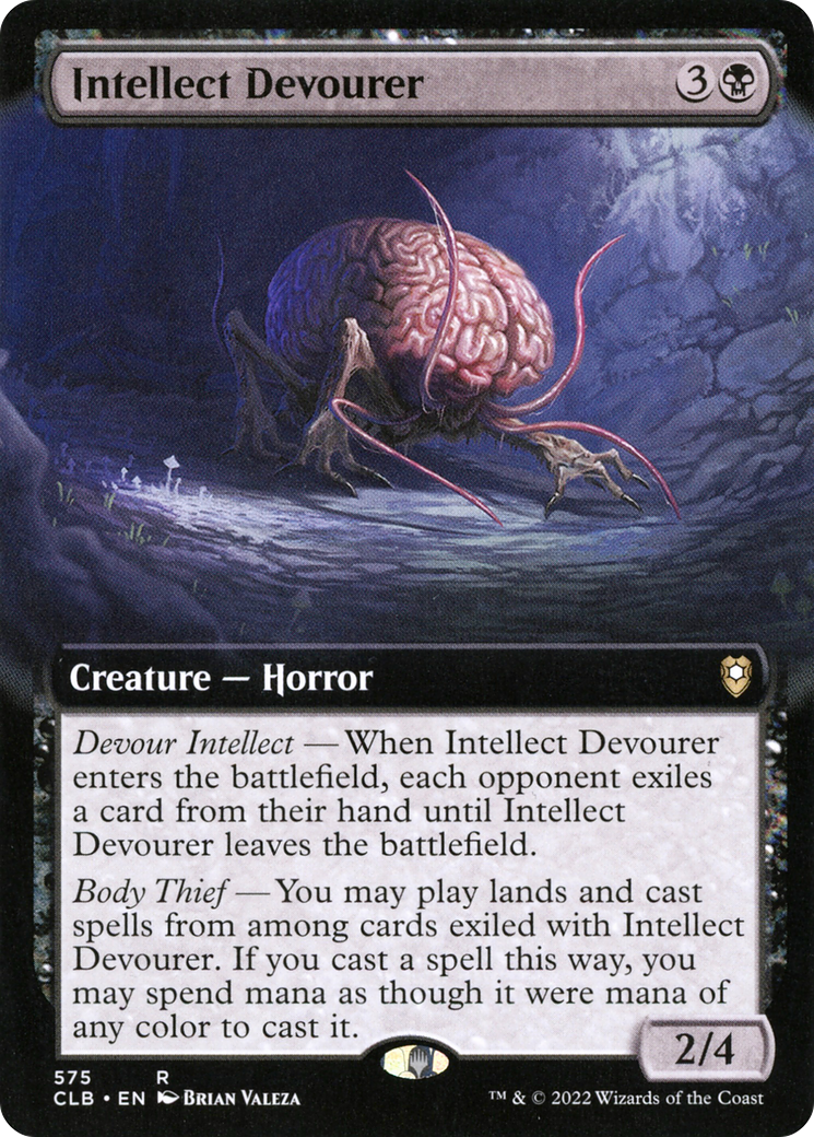 Intellect Devourer (Extended Art) (575) Foil - Commander Legends: Battle for Baldur's Gate