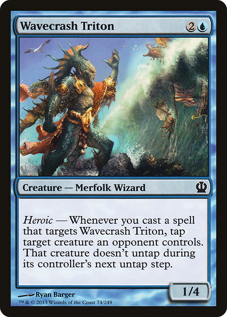 Wavecrash Triton (074) Foil - Theros