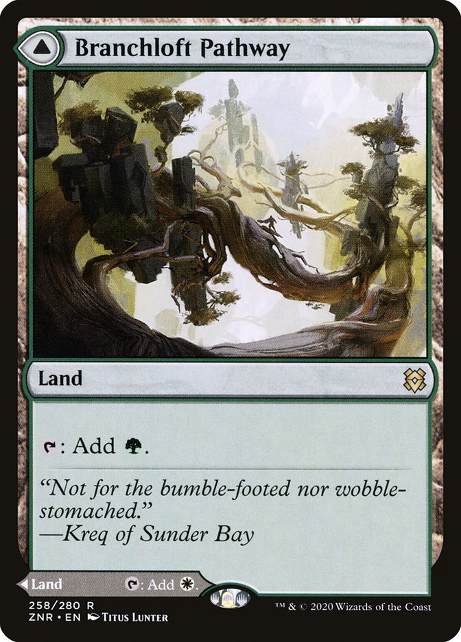 Branchloft Pathway // Boulderloft Pathway (258) Foil - Zendikar Rising