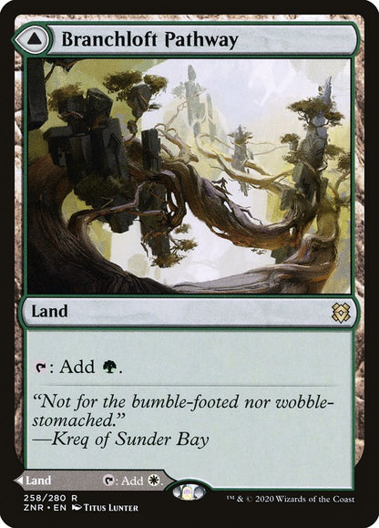 Branchloft Pathway // Boulderloft Pathway (258) Foil - Zendikar Rising