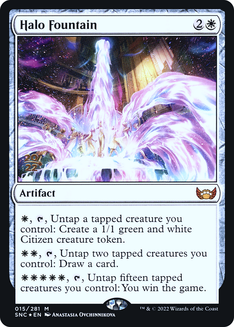 Halo Fountain (15s) Foil - Streets of New Capenna Promos