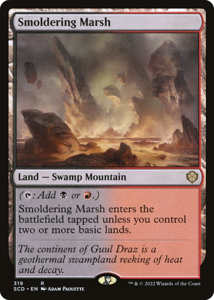 Smoldering Marsh (319) - Starter Commander Decks