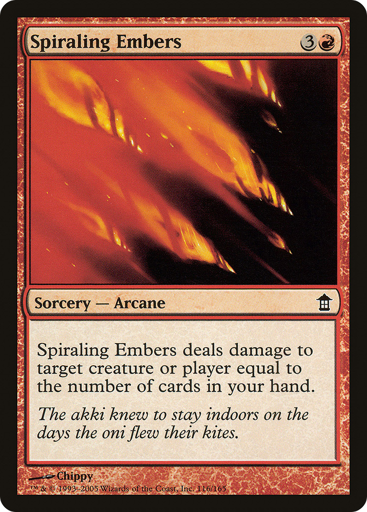 Spiraling Embers (116) - Saviors of Kamigawa