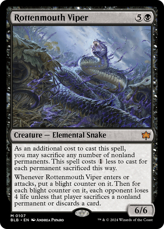 Rottenmouth Viper [Bloomburrow] Foil