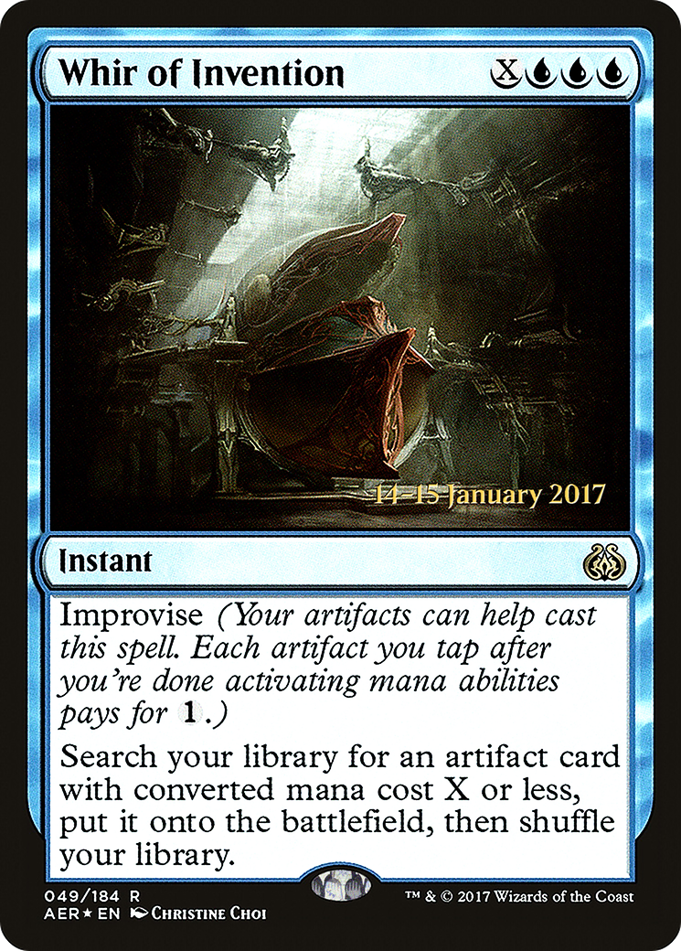 Whir of Invention [Aether Revolt Prerelease Promos] | Silver Goblin