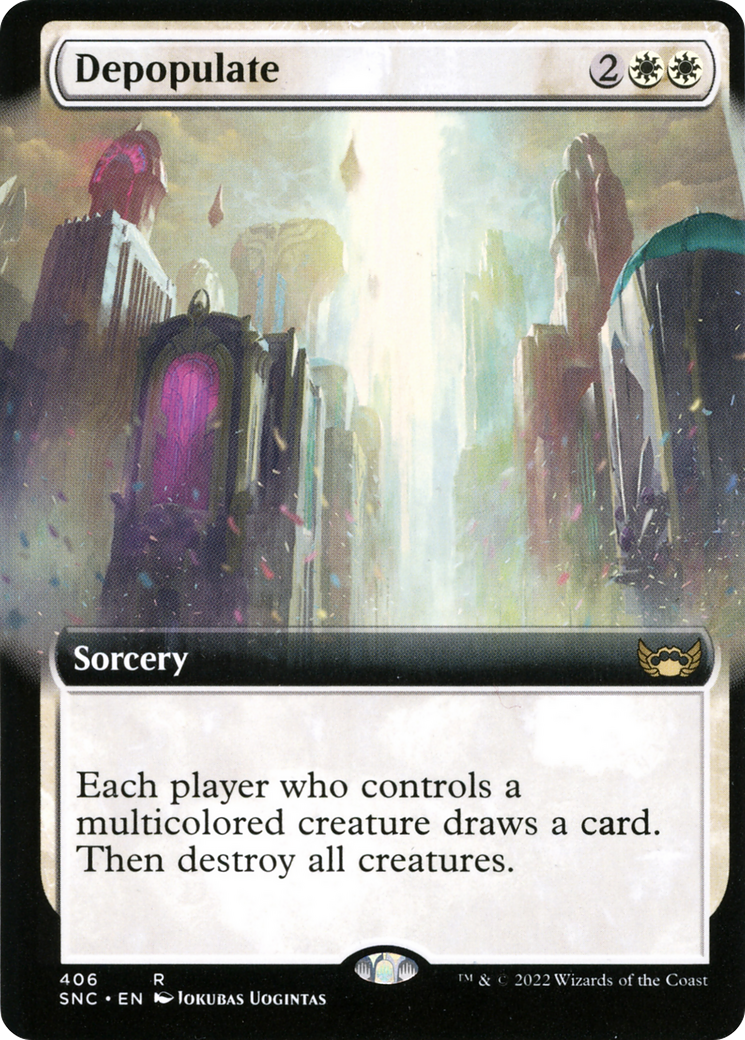 Depopulate (Extended Art) (406) - Streets of New Capenna