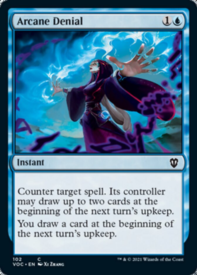 Arcane Denial [Innistrad: Crimson Vow Commander] | Silver Goblin