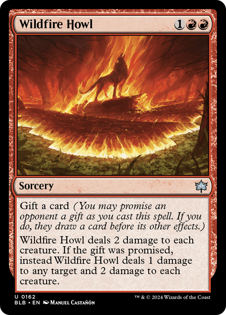 Wildfire Howl (162) - Bloomburrow