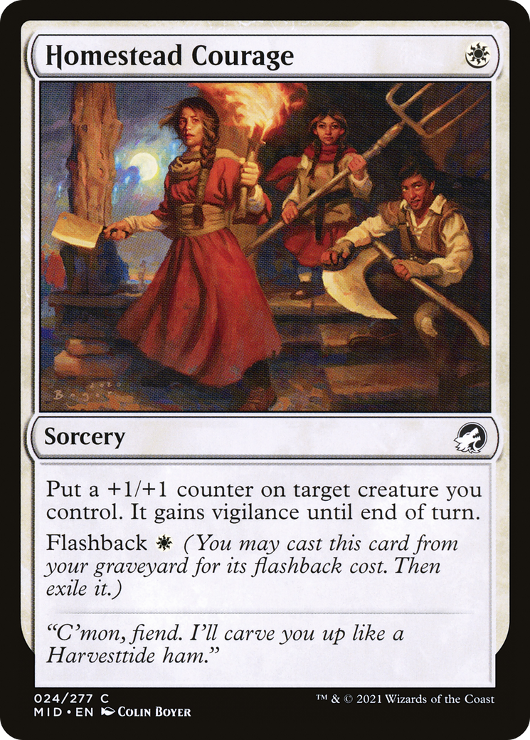 Homestead Courage (024) - Innistrad: Midnight Hunt