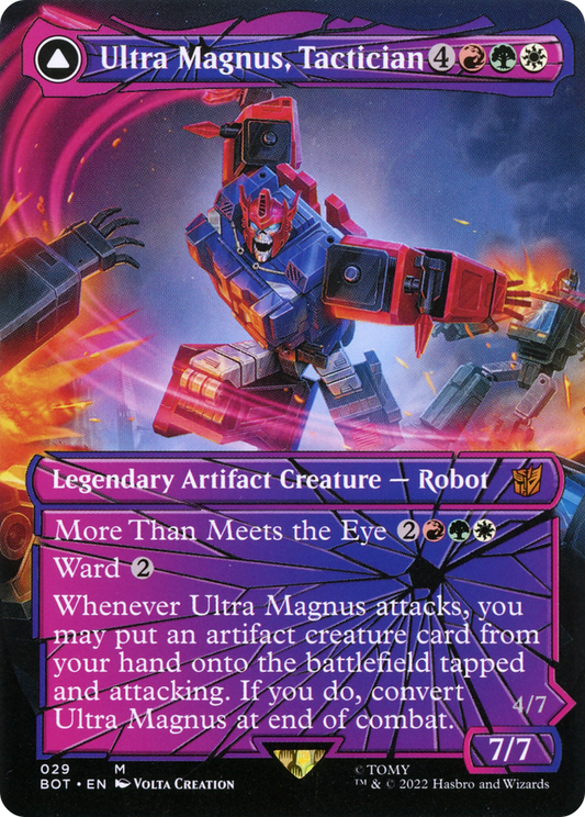 Ultra Magnus, Tactician // Ultra Magnus, Armored Carrier (Shattered Glass) [Transformers] Foil