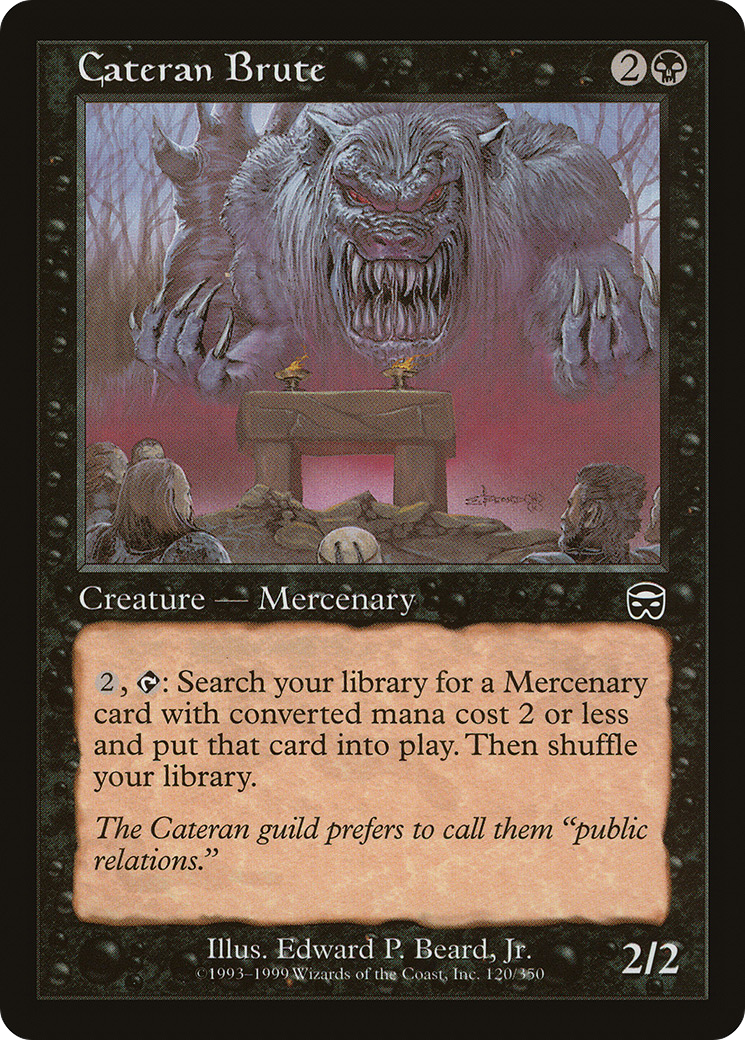 Cateran Brute [Mercadian Masques] Foil