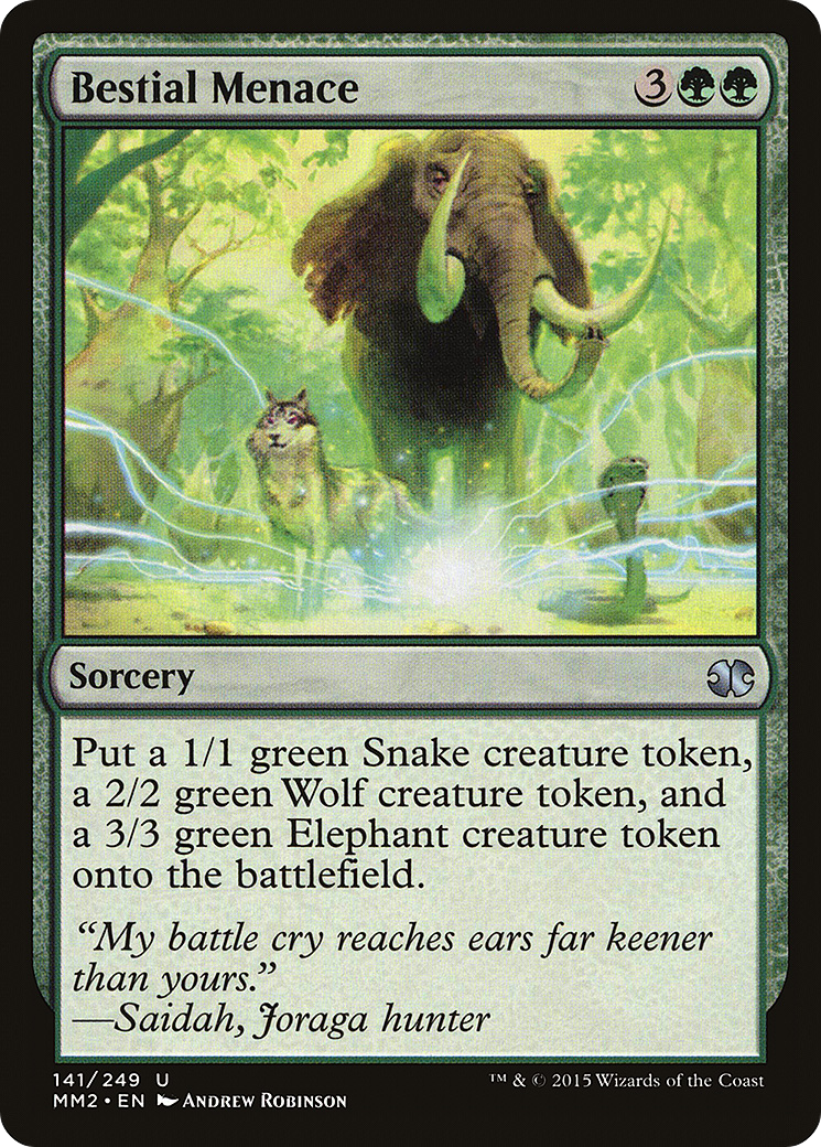Bestial Menace (141) - Modern Masters 2015