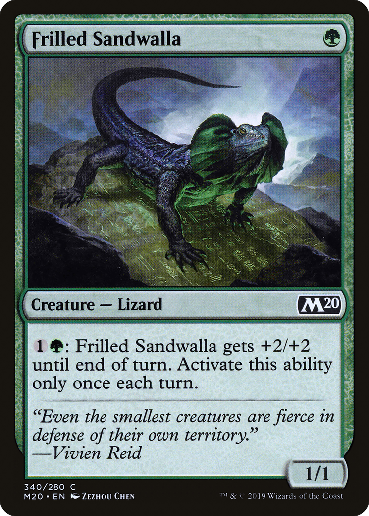 Frilled Sandwalla (340) - Core Set 2020