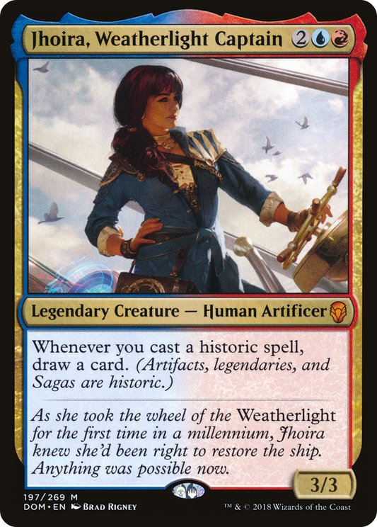 Jhoira, Weatherlight Captain [Dominaria] Foil