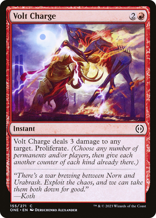 Volt Charge [Phyrexia: All Will Be One] Foil