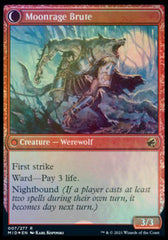 Brutal Cathar // Moonrage Brute [Innistrad: Midnight Hunt Prerelease Promos] | Silver Goblin