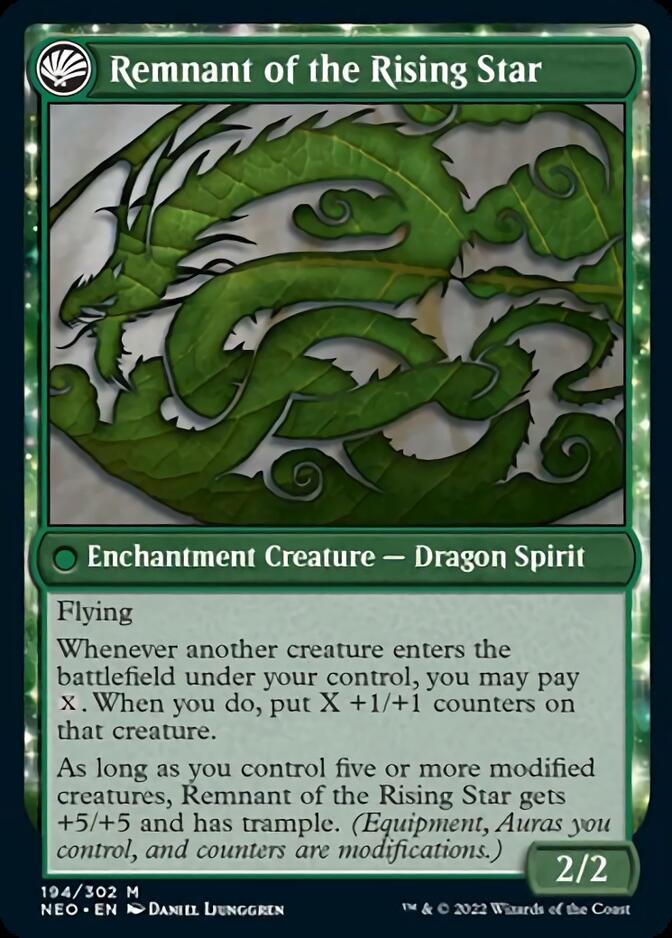 Jugan Defends the Temple (194) Foil - Kamigawa: Neon Dynasty