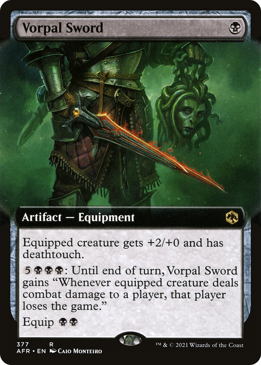 Vorpal Sword (Extended Art) [Dungeons & Dragons: Adventures in the Forgotten Realms] Foil