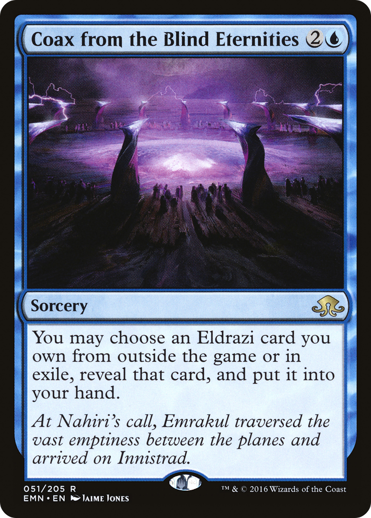 Coax from the Blind Eternities (051) Foil - Eldritch Moon
