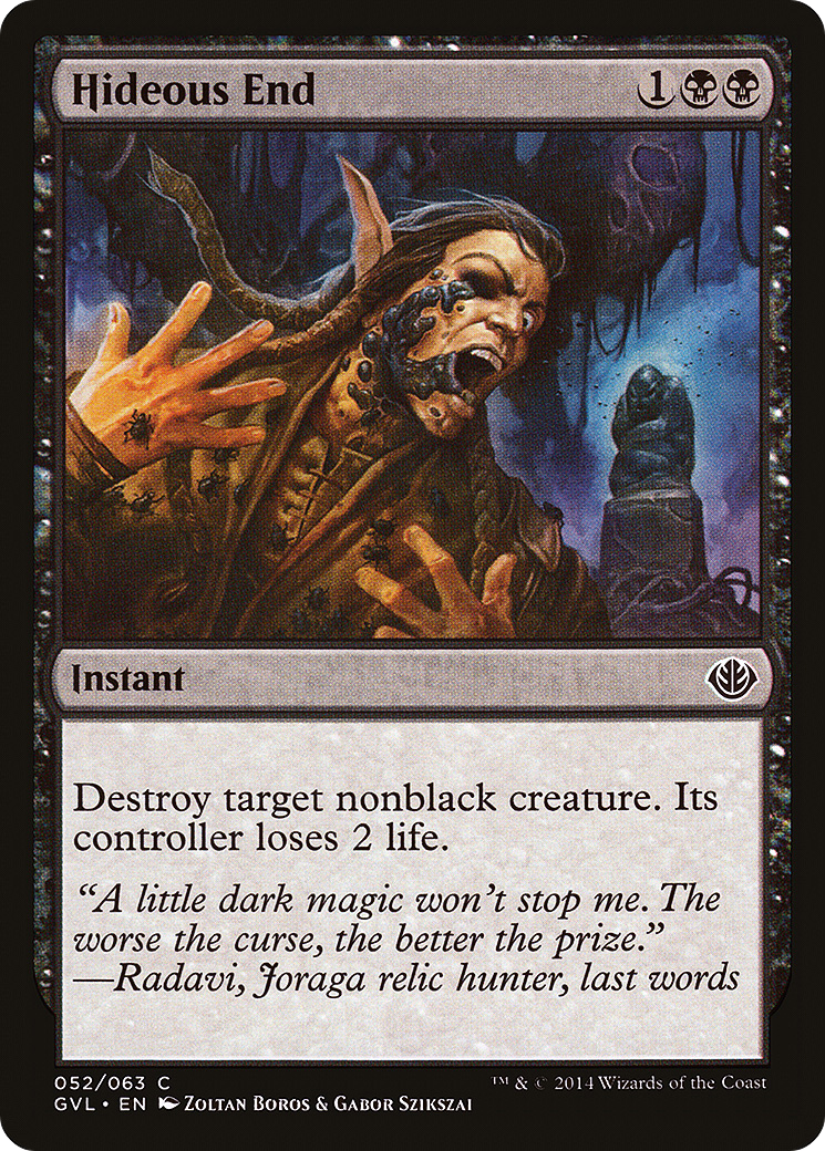 Hideous End - Duel Decks Anthology: Garruk vs. Liliana