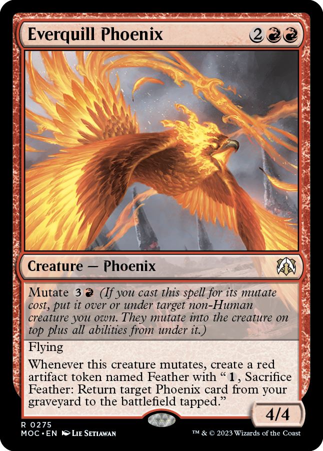 Everquill Phoenix [March of the Machine Commander] | Silver Goblin
