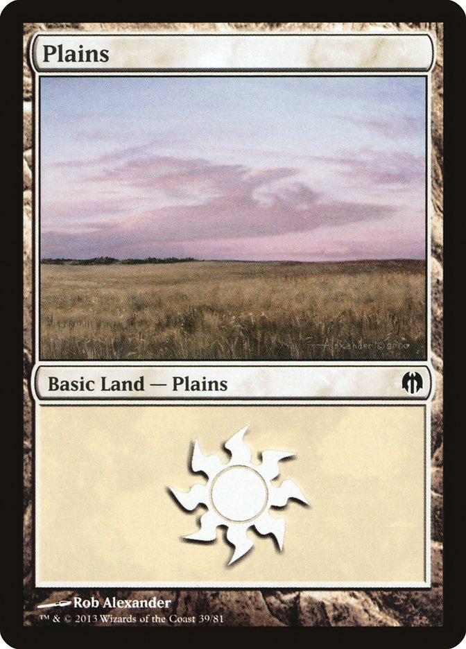 Plains (39) [Duel Decks: Heroes vs. Monsters] | Silver Goblin