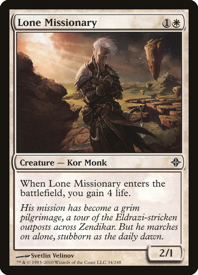 Lone Missionary [Rise of the Eldrazi] | Silver Goblin