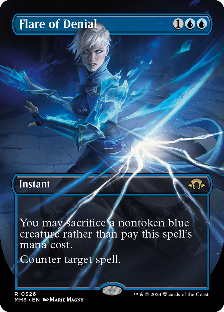 Flare of Denial (Borderless) (326) - Modern Horizons 3