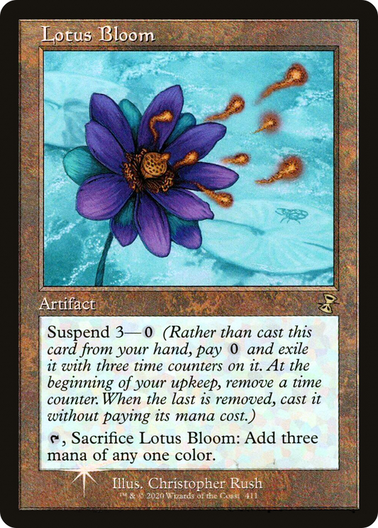 Lotus Bloom (Retro) (411) Foil - Time Spiral Remastered