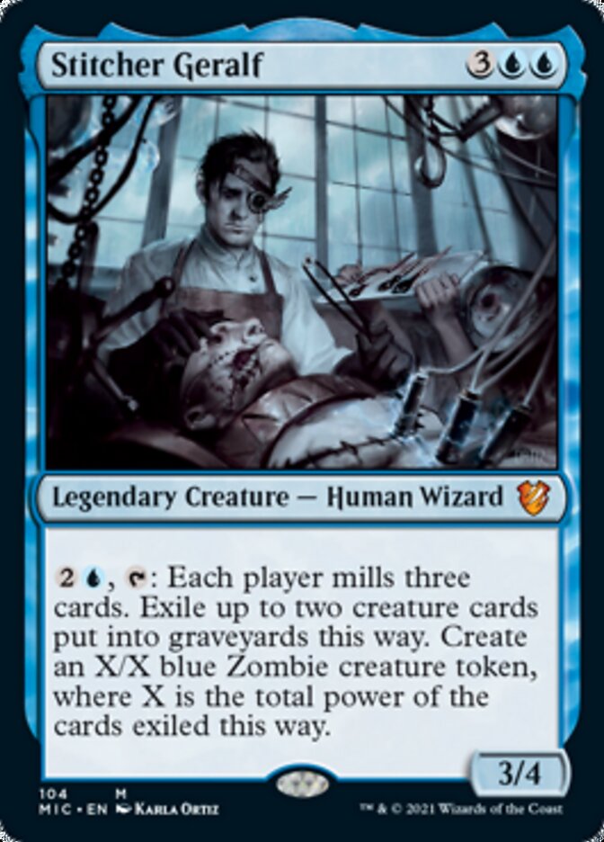 Stitcher Geralf [Innistrad: Midnight Hunt Commander] | Silver Goblin