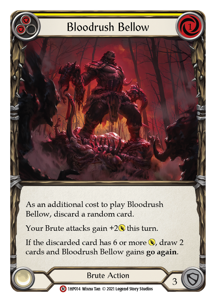 Bloodrush Bellow [1HP014] (History Pack 1) | Silver Goblin