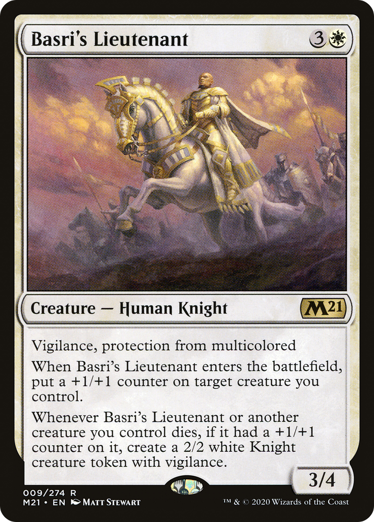 Basri's Lieutenant (009) Foil - Core Set 2021