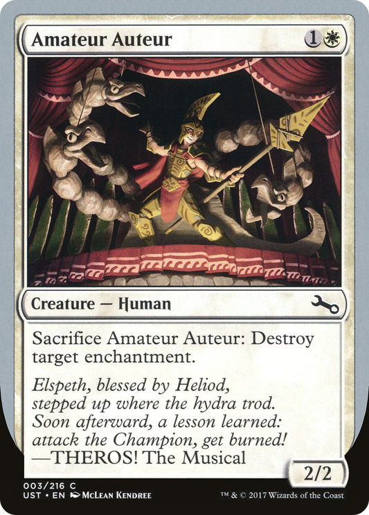Amateur Auteur (03c) Foil - Unstable