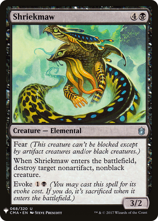 Shriekmaw (CMA-68) - The List