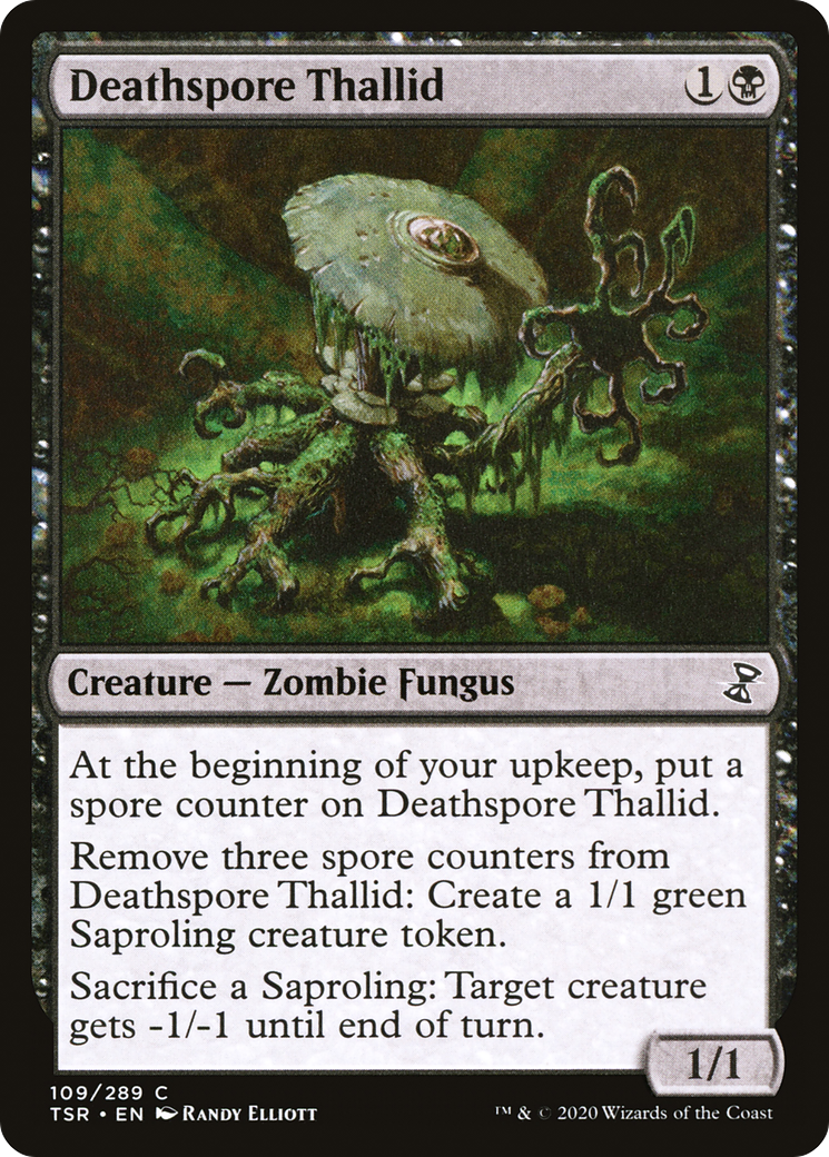Deathspore Thallid (109) Foil - Time Spiral Remastered