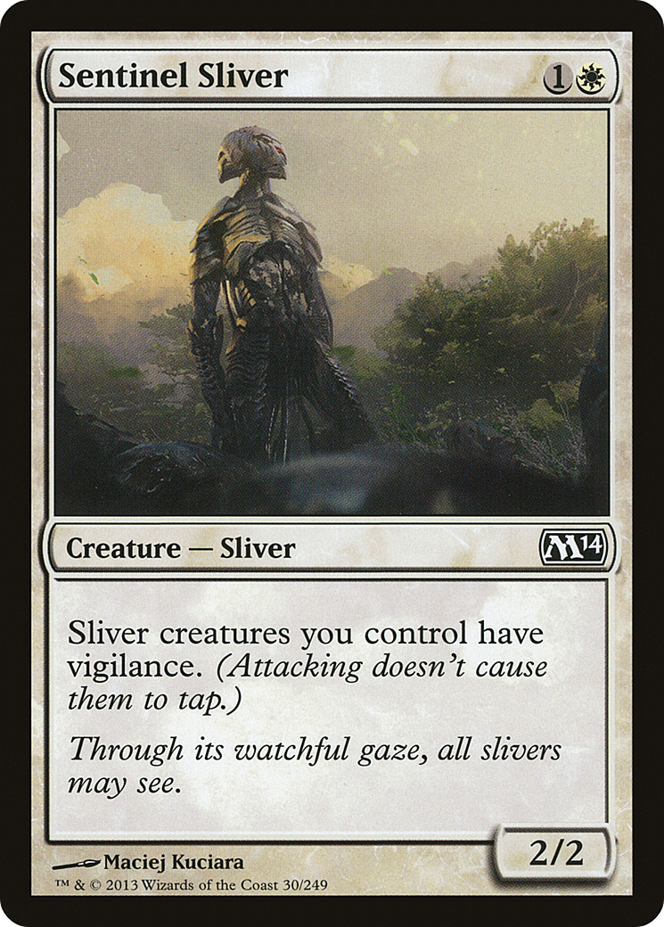 Sentinel Sliver (030) Foil - Magic 2014