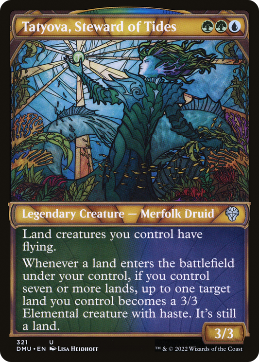 Tatyova, Steward of Tides (Showcase) [Dominaria United] Foil