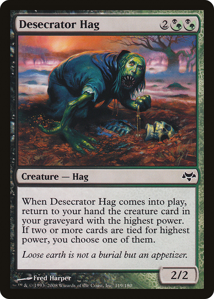 Desecrator Hag (119) Foil - Eventide