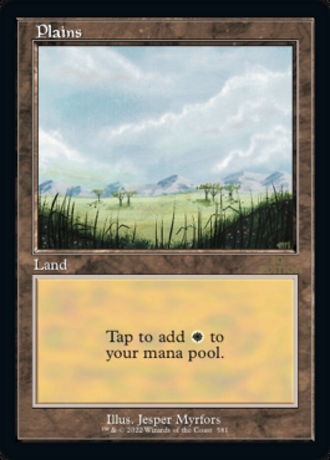 Plains (Retro) (581) - 30th Anniversary Edition