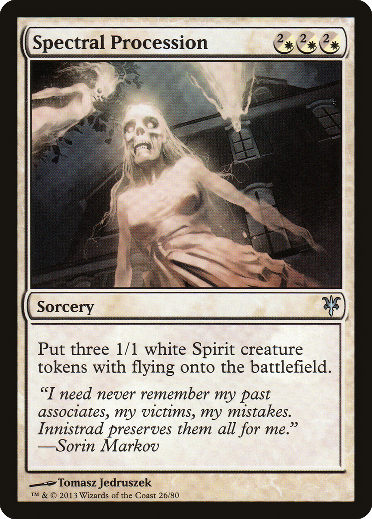 Spectral Procession (026) - Duel Decks: Sorin vs. Tibalt