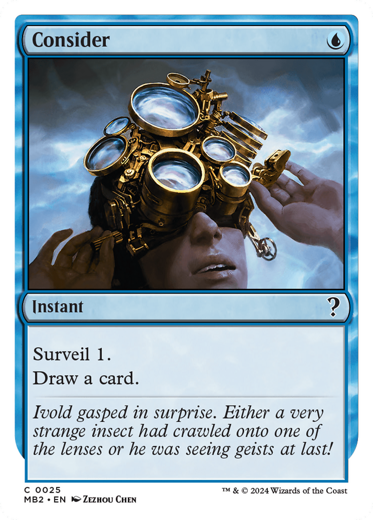 Consider (White Border) (025) - Mystery Booster 2
