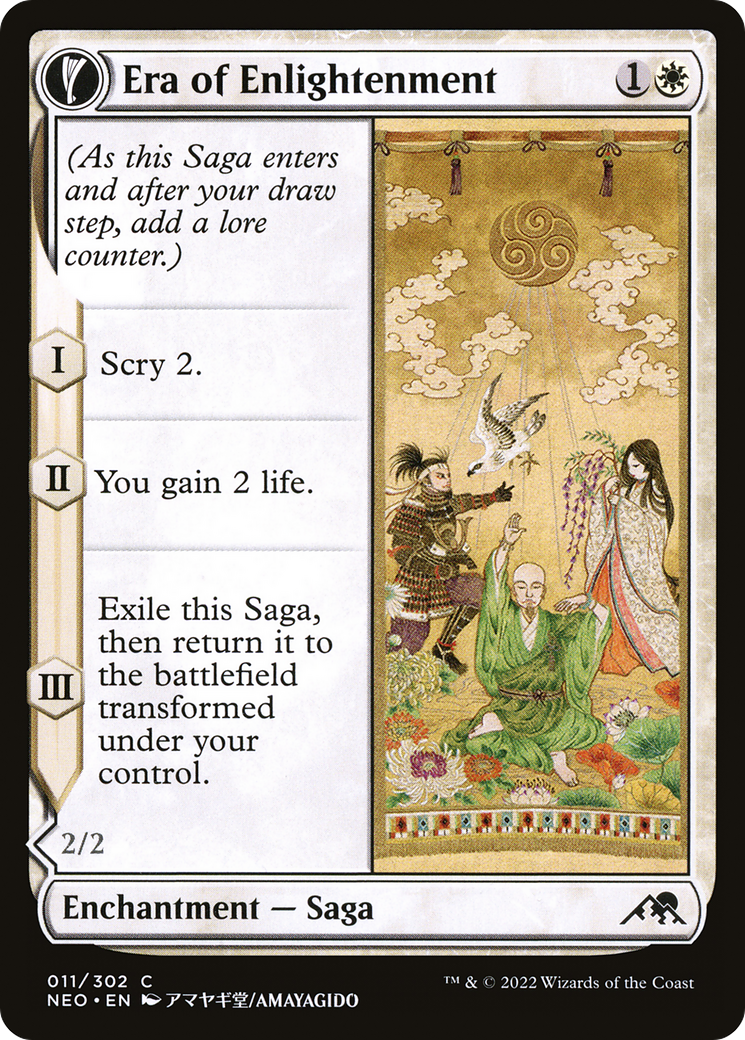Era of Enlightenment // Hand of Enlightenment [Kamigawa: Neon Dynasty] Foil