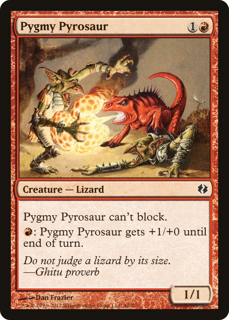 Pygmy Pyrosaur (046) - Duel Decks: Venser vs. Koth