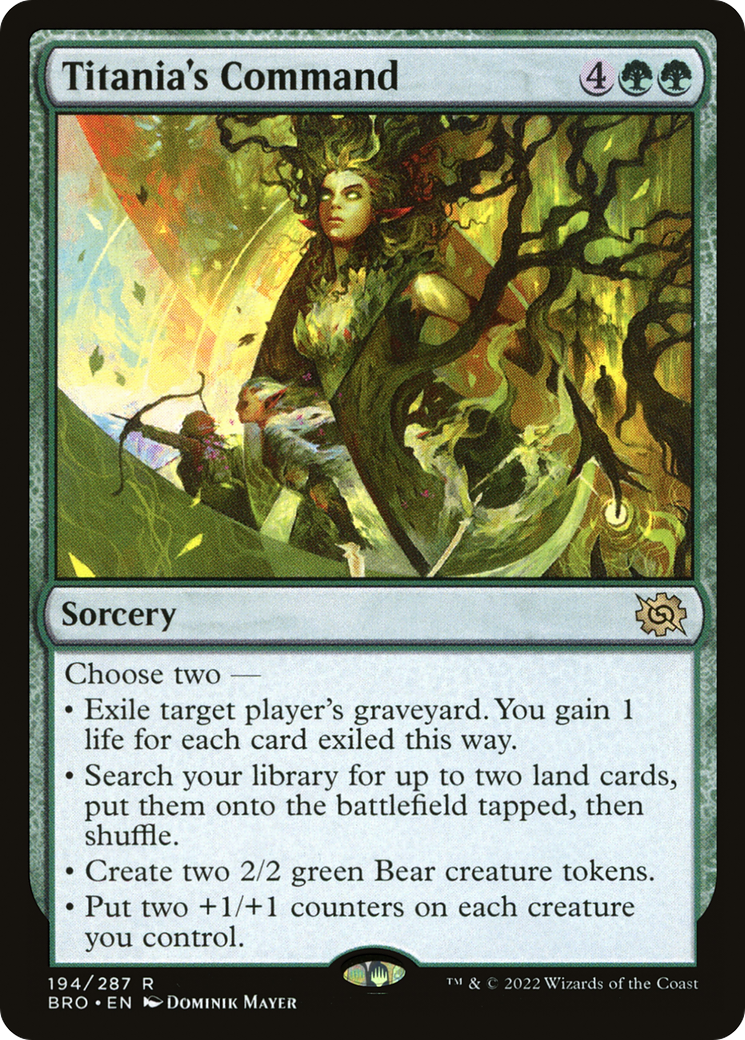 Titania's Command (194) Foil - The Brothers' War